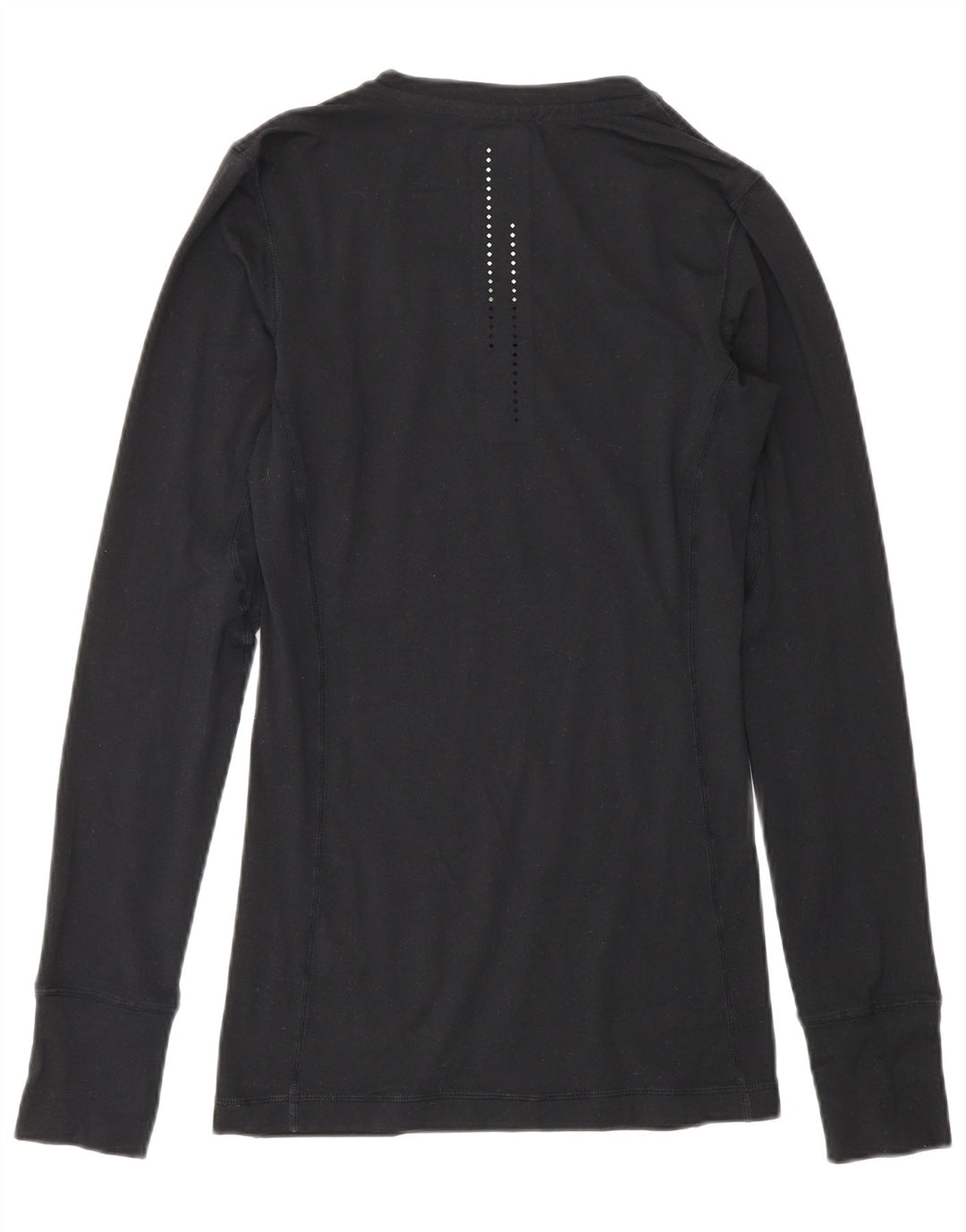 Мужской топ с рисунком Nike Dri Fit с длинным рукавом XS, черный полиэстер