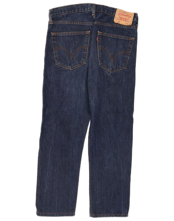 Мужские укороченные прямые джинсы Levi's 751 W36 L25 темно-синие
