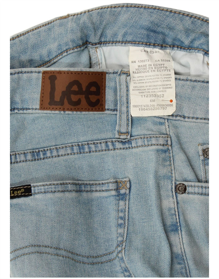 Женские джинсовые шорты Lee US 6 Medium W28 Синие, хлопок