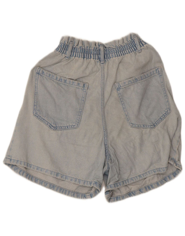 Женские джинсовые шорты Zara EU 38, маленькие W28, синие, хлопок