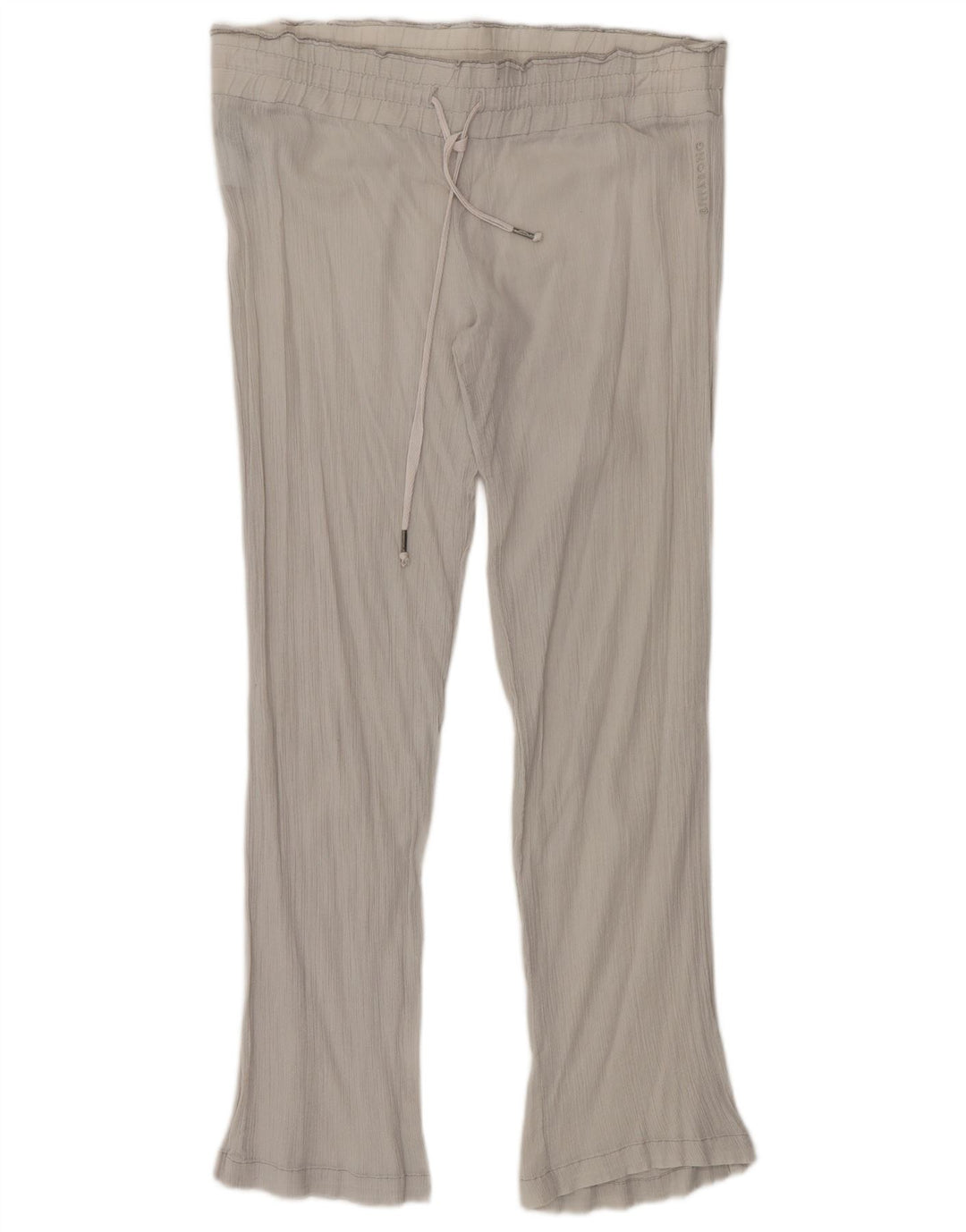 BILLABONG Womens Straight Casual Trousers UK 10 Small W27 L30  White