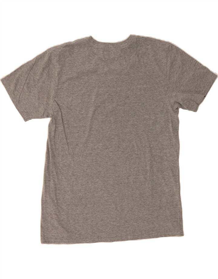 HURLEY Mens Graphic T-Shirt Top Large Grey Cotton Vintage Hurley and Second-Hand Hurley from Messina Hembry 