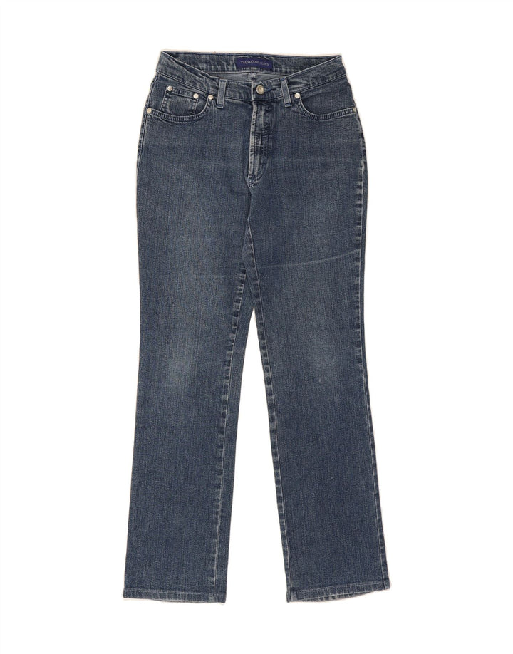 TRUSSARDI Womens Straight Jeans W28 L30 Blue Cotton Vintage Trussardi and Second-Hand Trussardi from Messina Hembry 