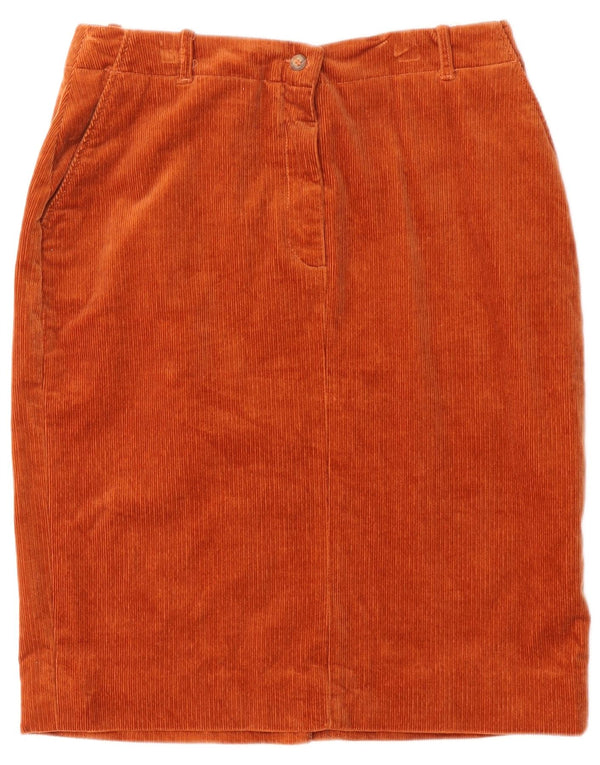 Henry Cottons Womens High Waist Corduroy Skirt IT 46 Large W28  Brown