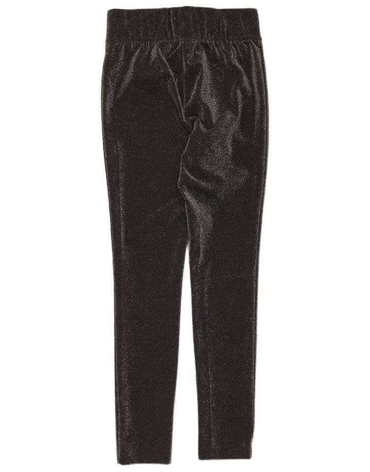 Женские леггинсы Marks & Spencer UK 8, маленькие, черные в крапинку