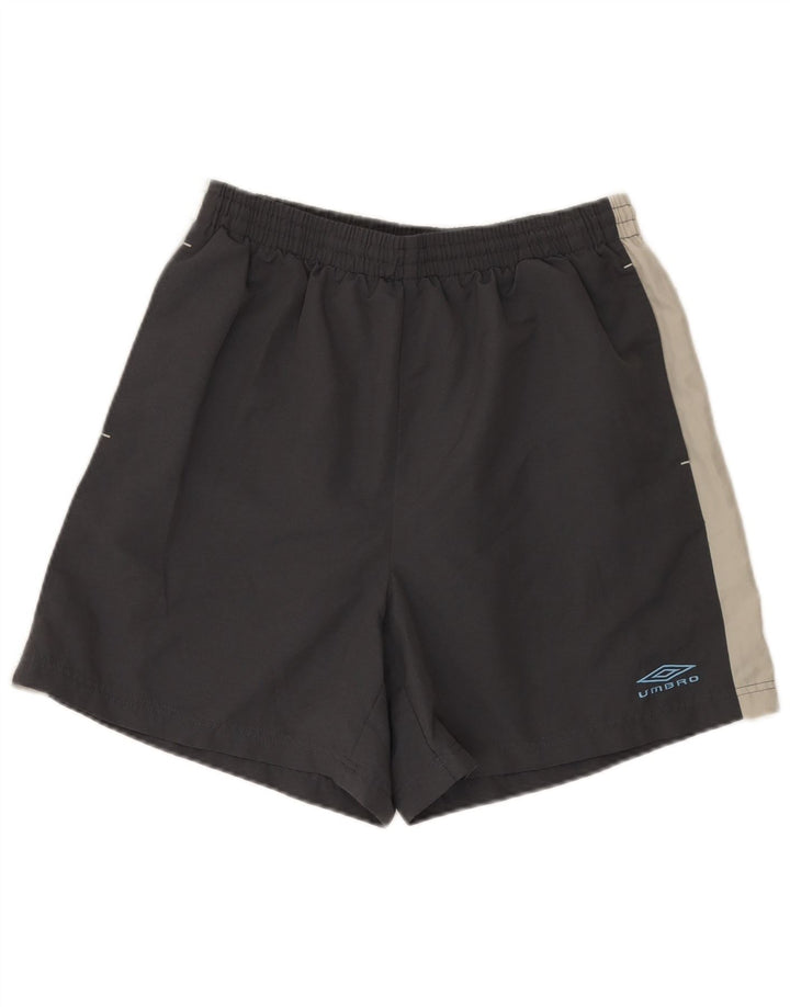 Мужские спортивные шорты Umbro XL, серые, полиэстер с цветными блоками