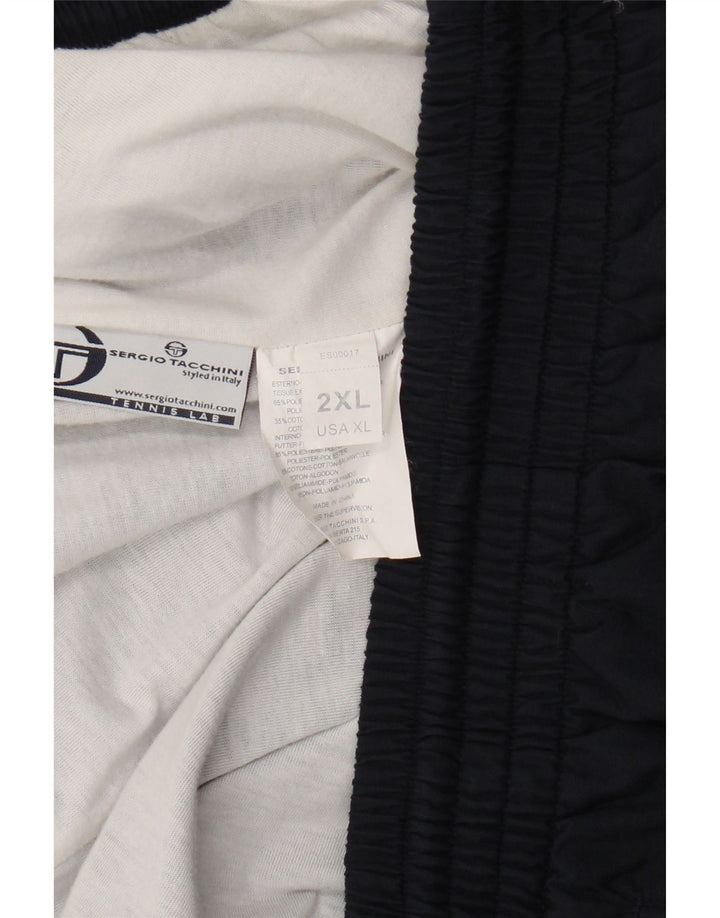 Мужские спортивные брюки Sergio Tacchini, джоггеры 2XL, темно-синий, полиэстер