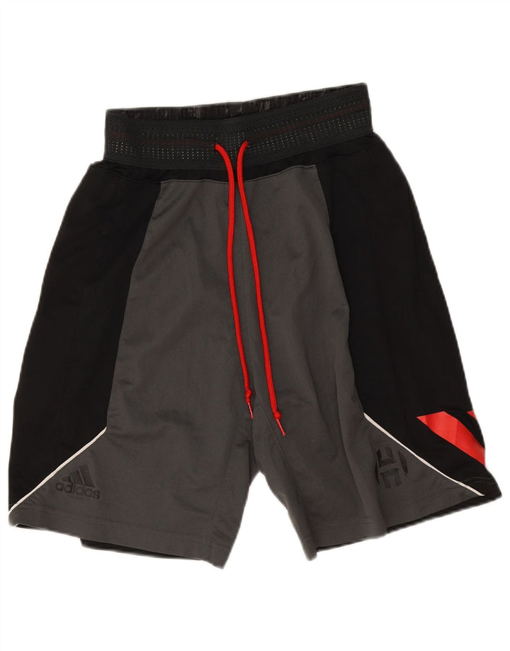 ADIDAS Мужские спортивные шорты Aeroready, размер M, серый цвет с блоками цвета, полиэстер