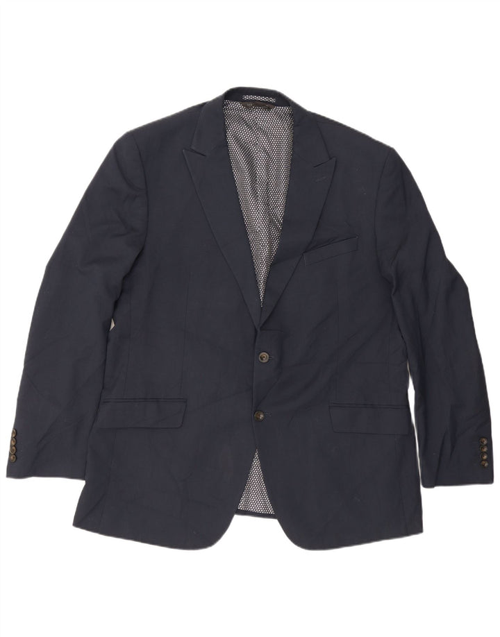 Мужской пиджак на двух пуговицах Marks & Spencer UK 46 XL темно-синий