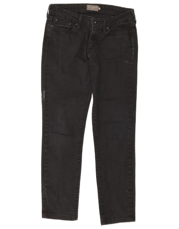 Женские узкие джинсы классического кроя Levi's W28 L27, черный хлопок