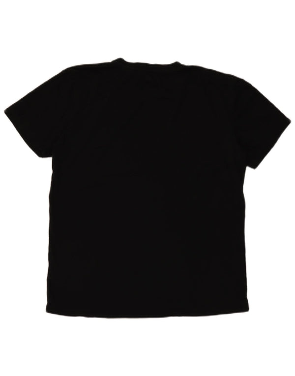 Женская футболка Kappa Top 2XL, черный хлопок