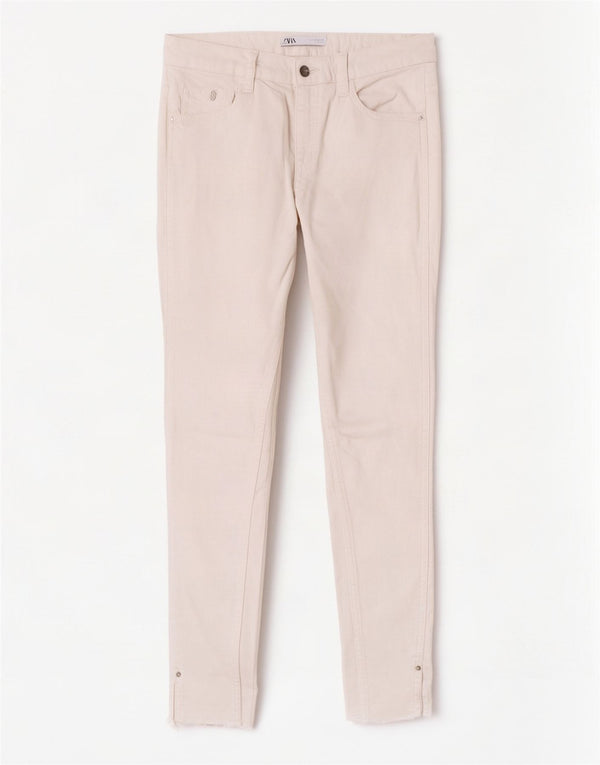 Женские джинсы скинни Zara EU 38, маленькие W28 L27, белые