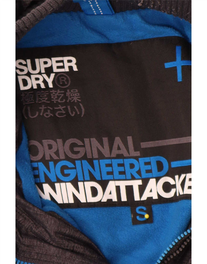Мужская ветровка Superdry Windattacker UK 36, маленький серый нейлон