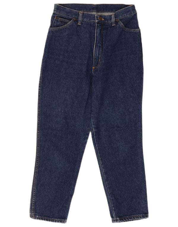 Женские укороченные джинсы с высокой талией Wrangler W31 L26, синие, хлопок