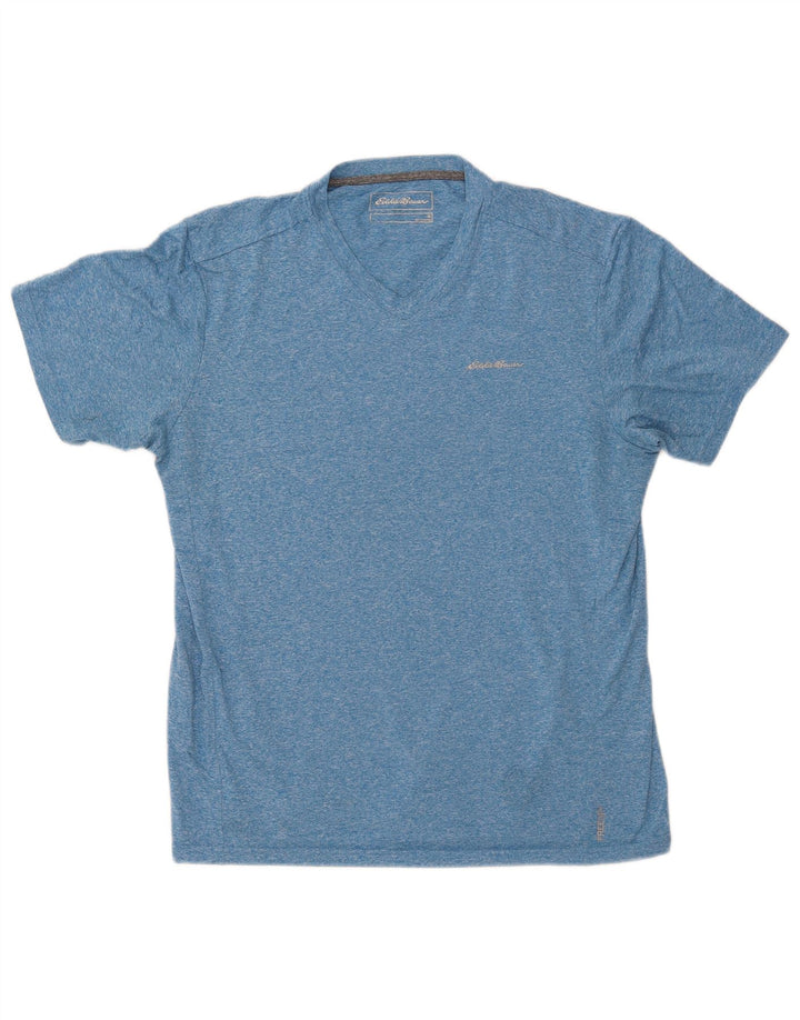 Мужская футболка EDDIE BAUER Top Medium Blue в крапинку из полиэстера