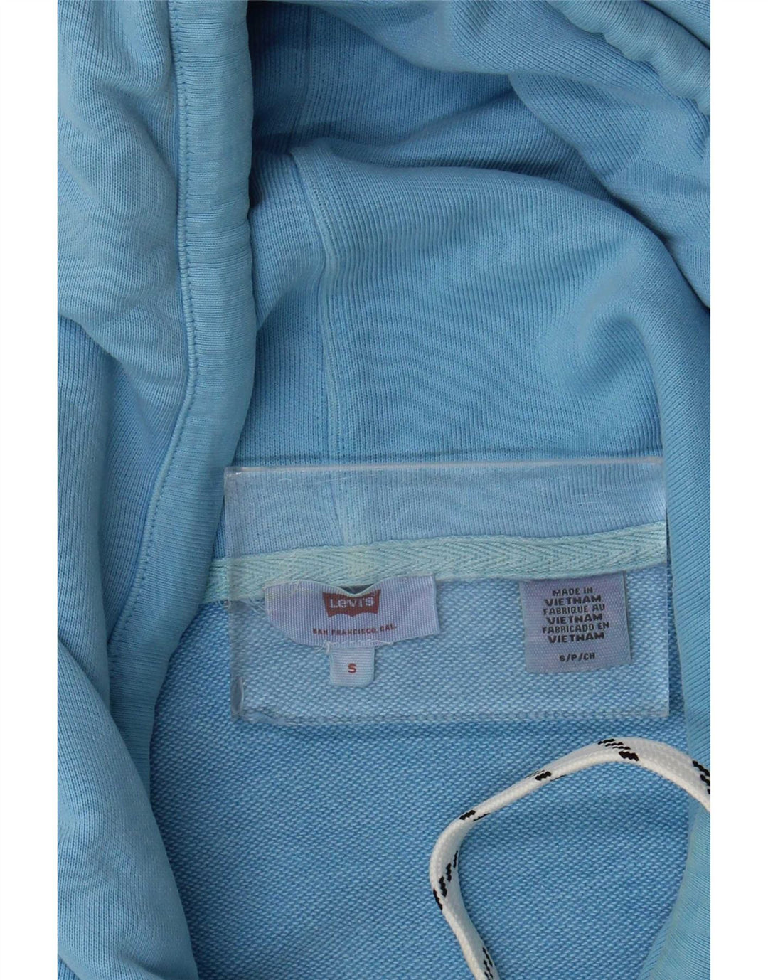 Женский джемпер с капюшоном Levi's Oversized UK 10, маленький синий