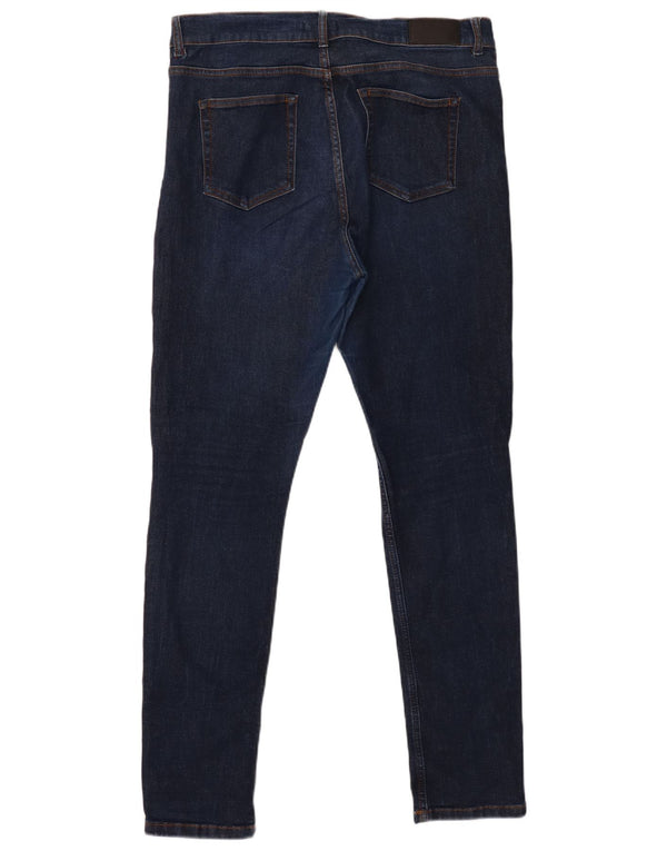 Женские джинсы скинни Whistles W34 L30, темно-синий, хлопок