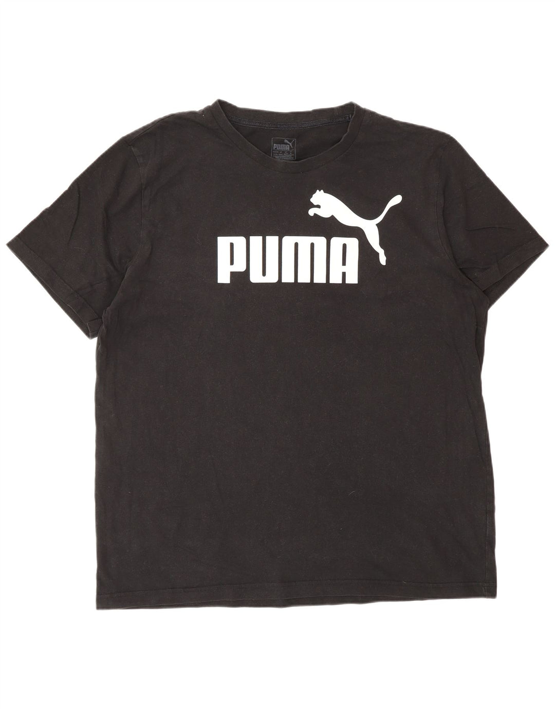 Мужская футболка с рисунком PUMA Top XL, черный хлопок