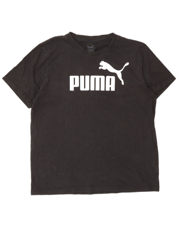 Мужская футболка с рисунком PUMA Top XL, черный хлопок