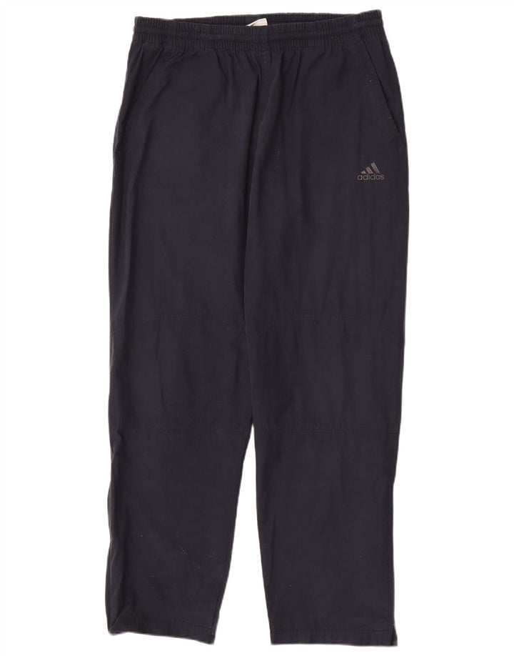 Мужские прямые брюки-чиносы Adidas W32 L30 темно-синие из полиэстера