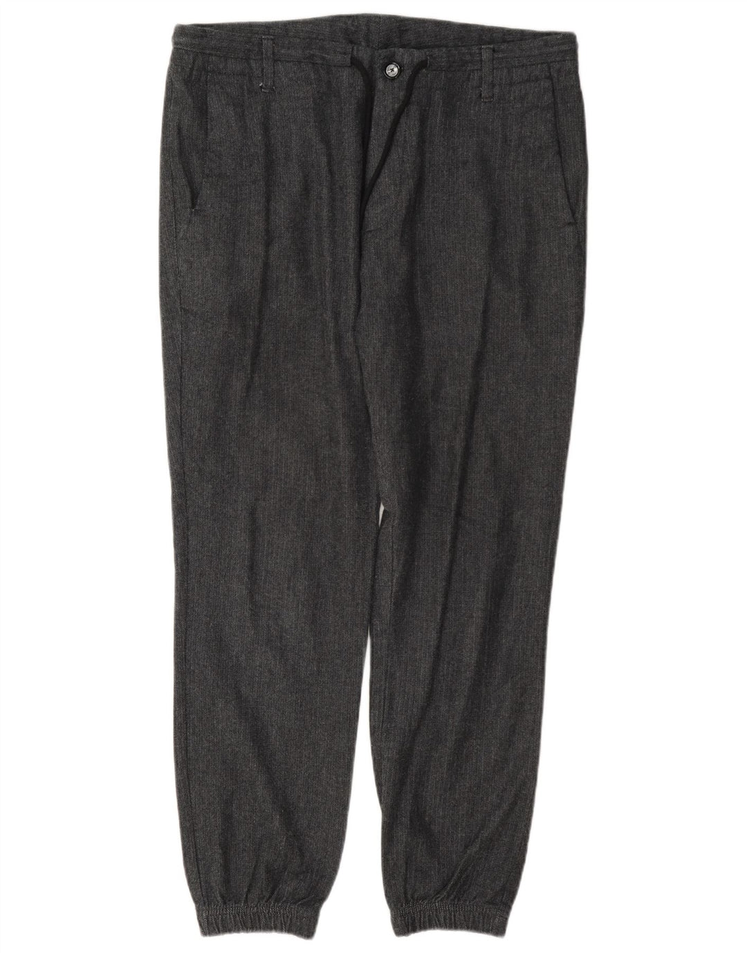 Мужские брюки-чиносы Massimo Dutti EU 42 Large W32 L28 Серые с узором «елочка»