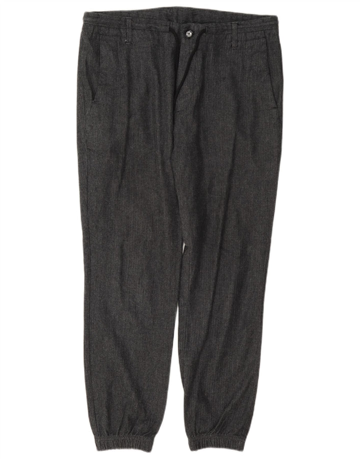 Мужские брюки-чиносы Massimo Dutti EU 42 Large W32 L28 Серые с узором «елочка»