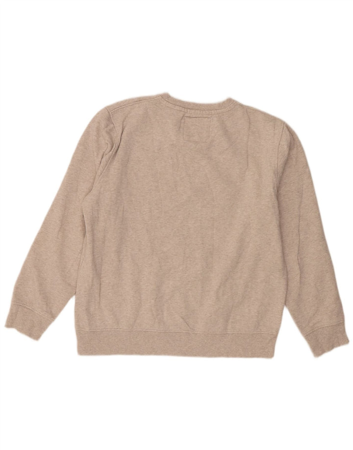 Crew Clothing Мужской свитер-джемпер XL Бежевый хлопок