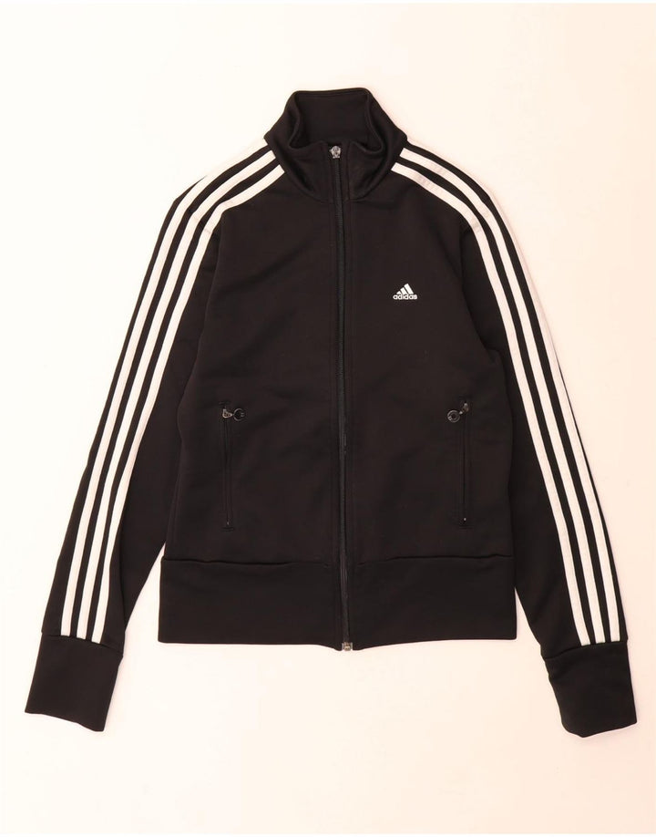 Женский спортивный костюм Adidas UK 10, маленький, черный, полиэстер