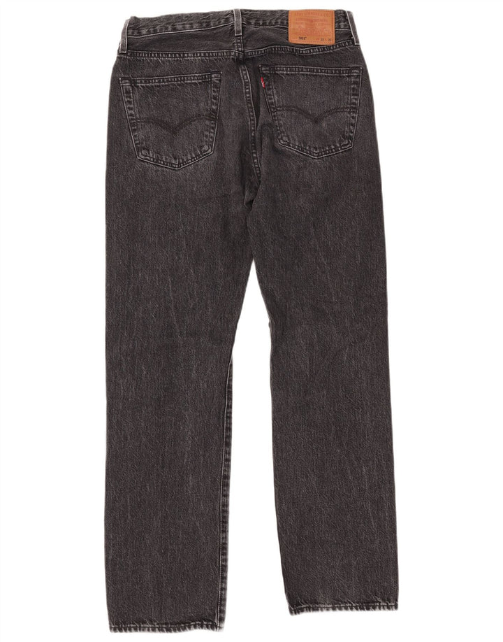 Мужские прямые джинсы LEVI'S 501 W32 L32 Серые, хлопок