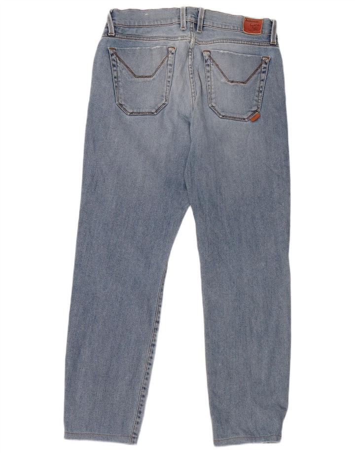 Женские прямые джинсы Jeckerson W29 L27 синие, хлопок