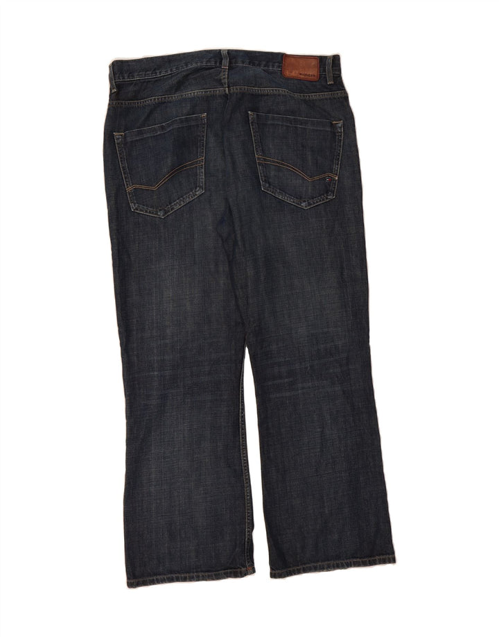 TOMMY HILFIGER Мужские джинсы Bootcut W38 L30 Темно-синий хлопок