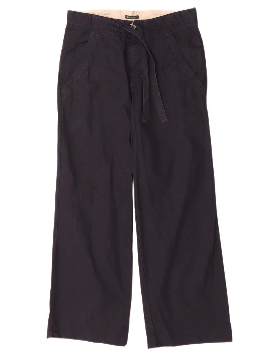 DOCKERS Мужские широкие брюки чинос цвета хаки, маленькие W29 L28, темно-синие