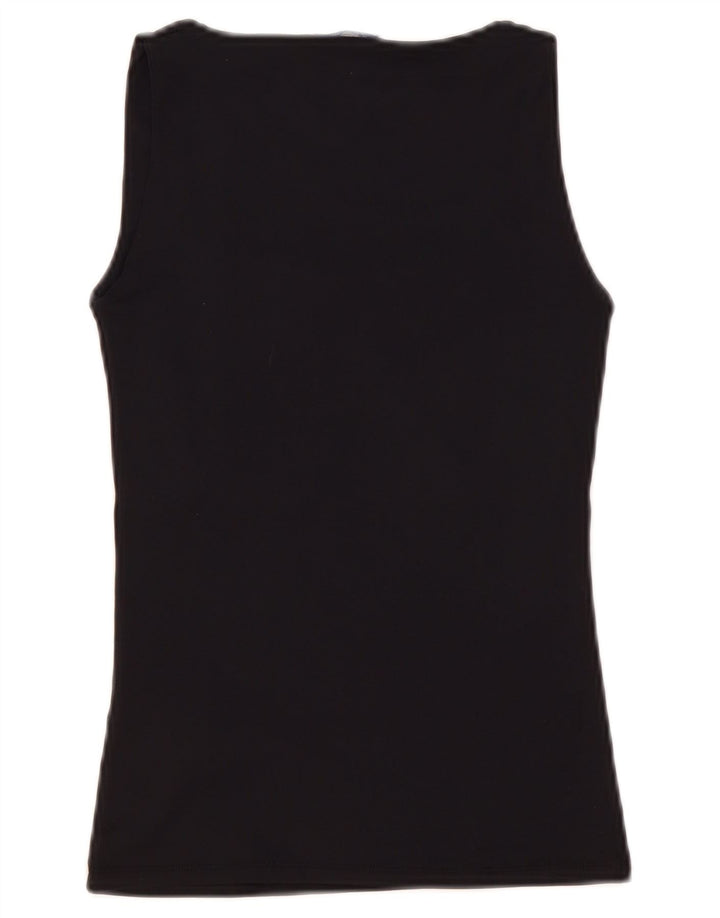 Женский жилет Zara UK 8, маленький, черный, полиамид