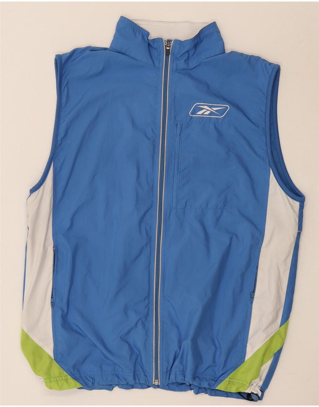 Мужские кроссовки Reebok Gilet UK 38, средний синий, полиэстер с цветными блоками