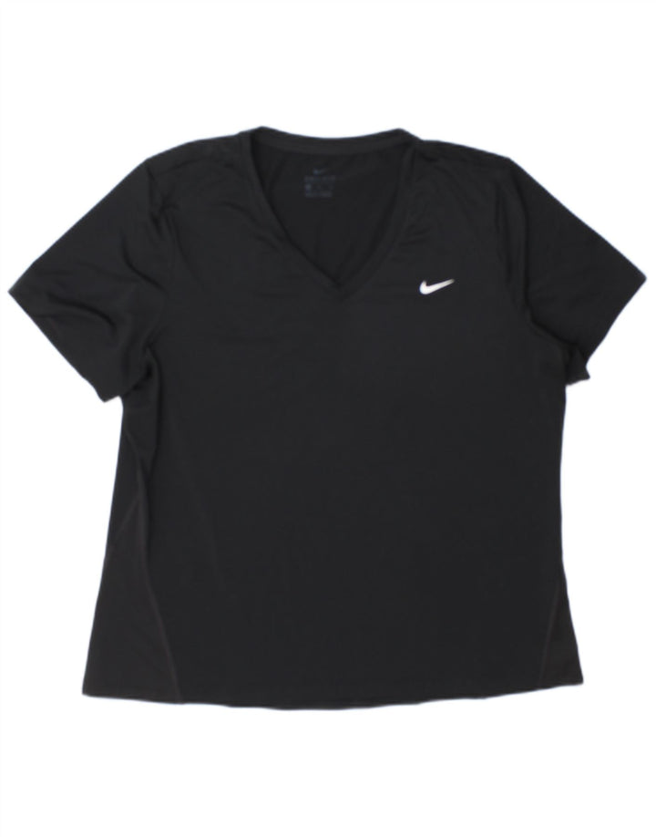 Мужская футболка Nike Dri Fit Top XL, черный полиэстер