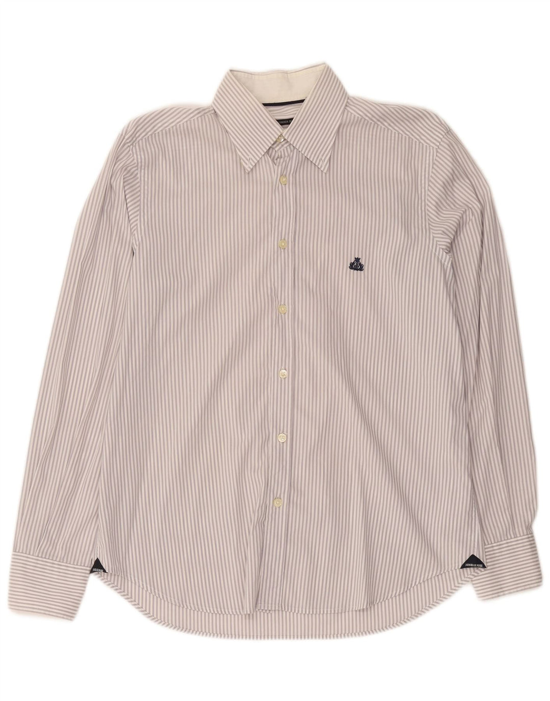 Мужская рубашка Armata Di Mare IT 48 Medium White в тонкую полоску