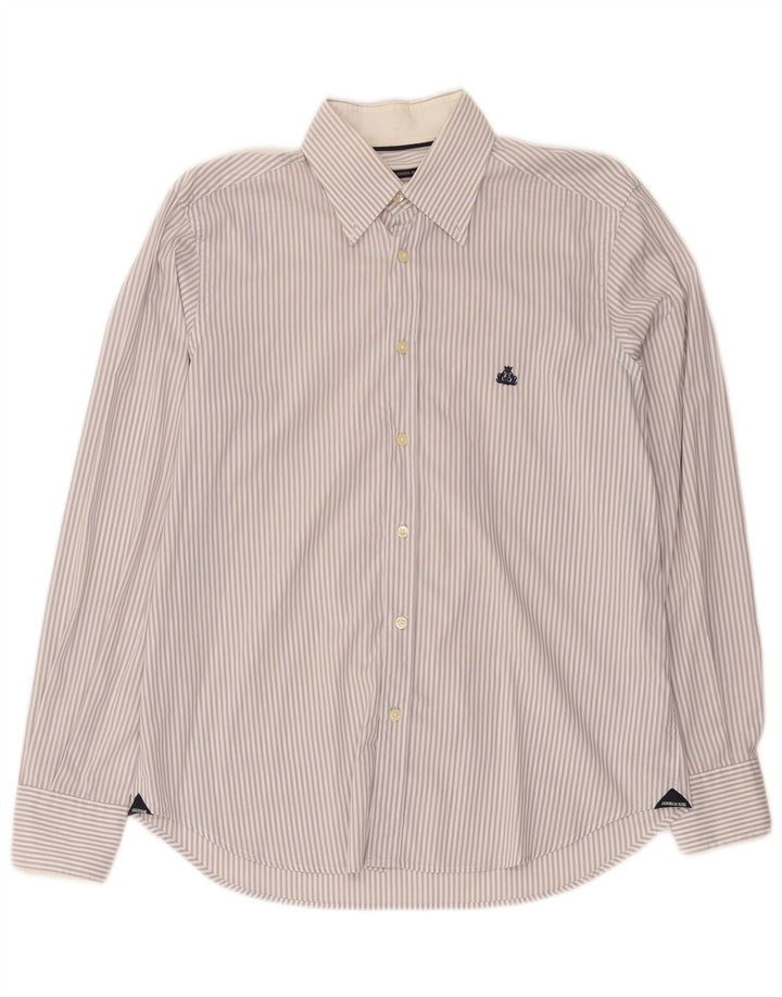Мужская рубашка Armata Di Mare IT 48 Medium White в тонкую полоску