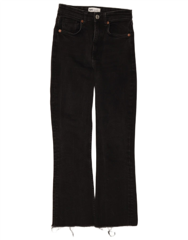 Женские джинсы Bootcut Zara EU 34 2XS W24 L26 черные