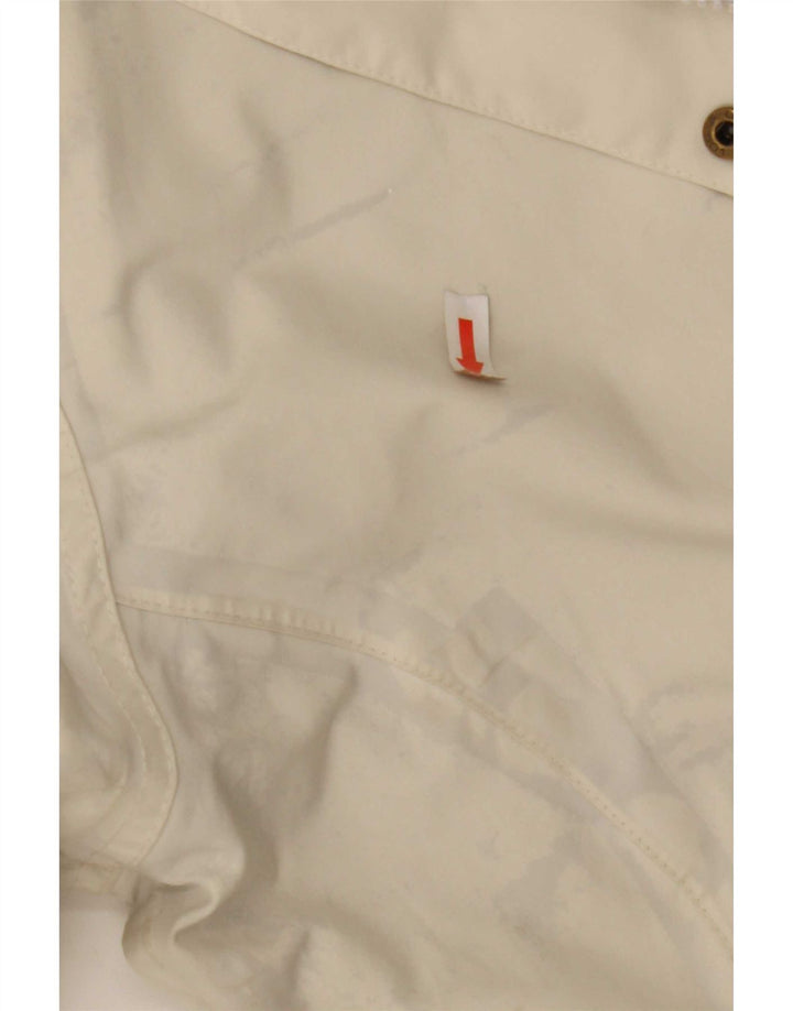 Женская дождевик с капюшоном Helly Hansen UK 16, большой белый полиэстер