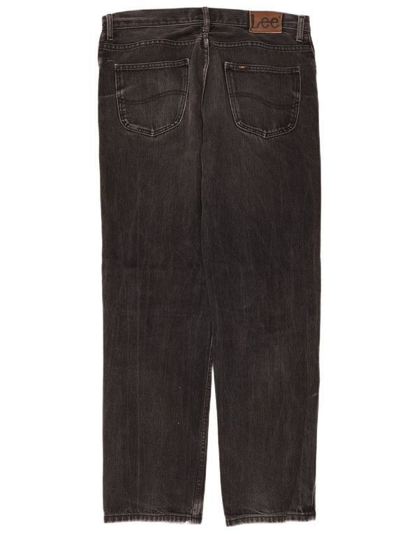 Мужские прямые джинсы Lee Brooklyn W36 L34, черный хлопок