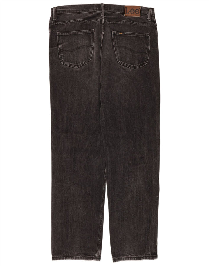 Мужские прямые джинсы Lee Brooklyn W36 L34, черный хлопок