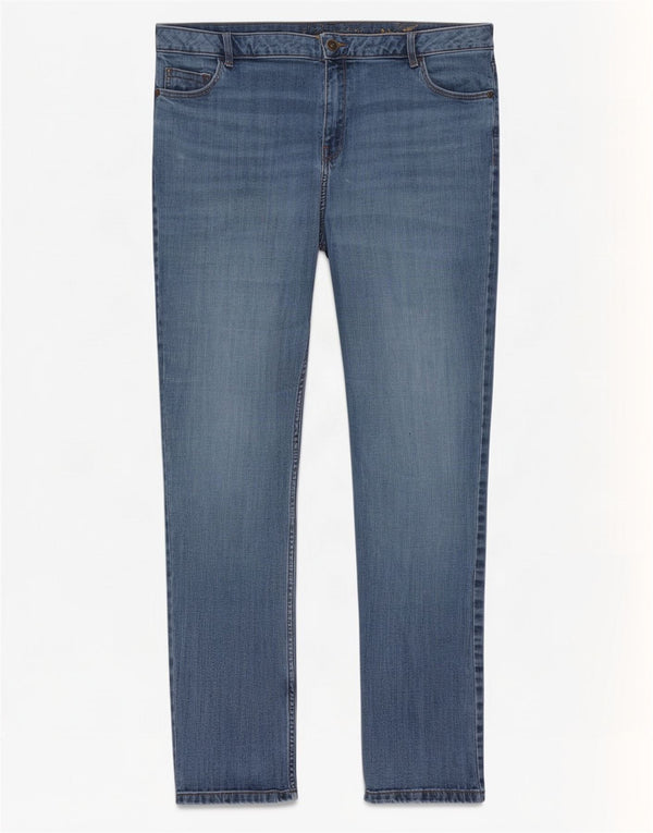 Женские узкие джинсы Marks & Spencer UK 22 3XL W42 L30 синие, хлопок