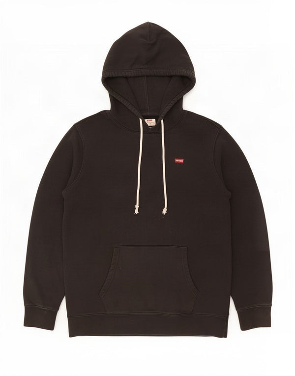 Мужской джемпер с капюшоном Levi's, средний черный, хлопок