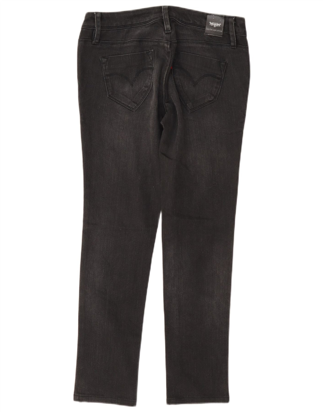 Женские узкие джинсы Levi's с низкой талией W27 L27, серый хлопок
