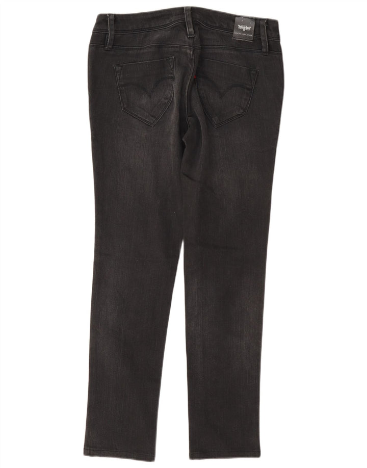 Женские узкие джинсы Levi's с низкой талией W27 L27, серый хлопок