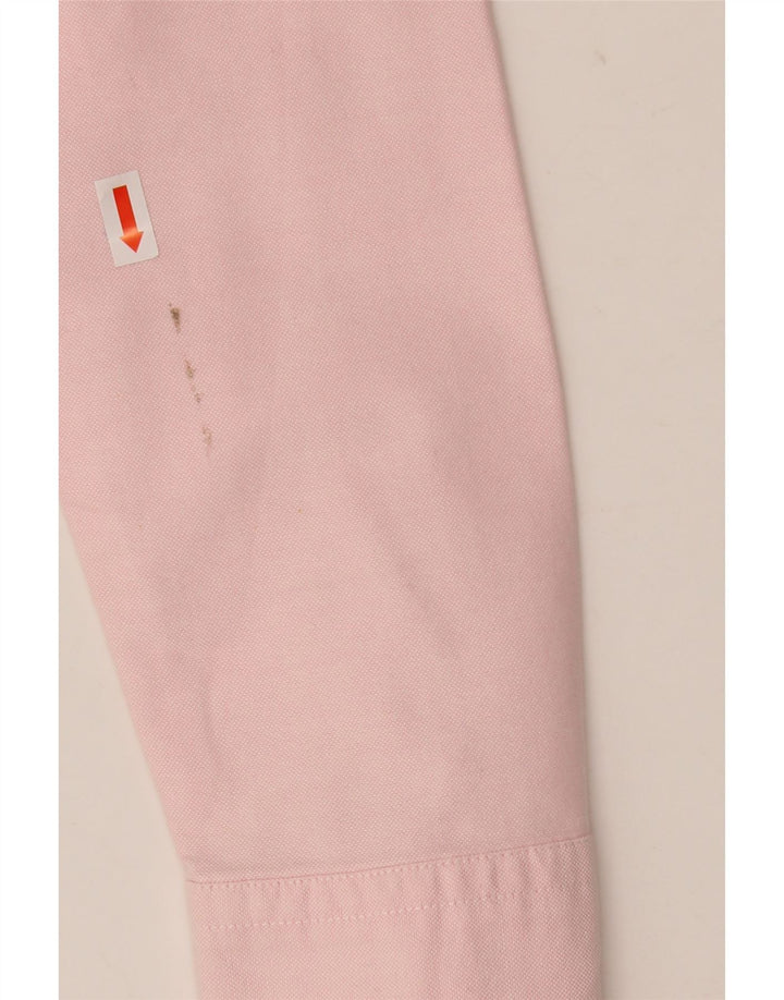 Женская рубашка Benetton UK 10, маленький розовый хлопок