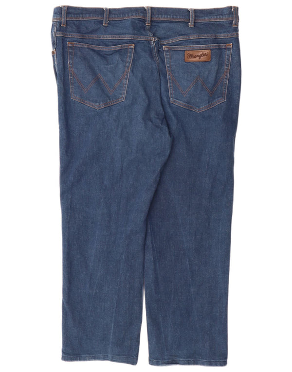 Мужские прямые джинсы Wrangler Texas W42 L30, синий хлопок