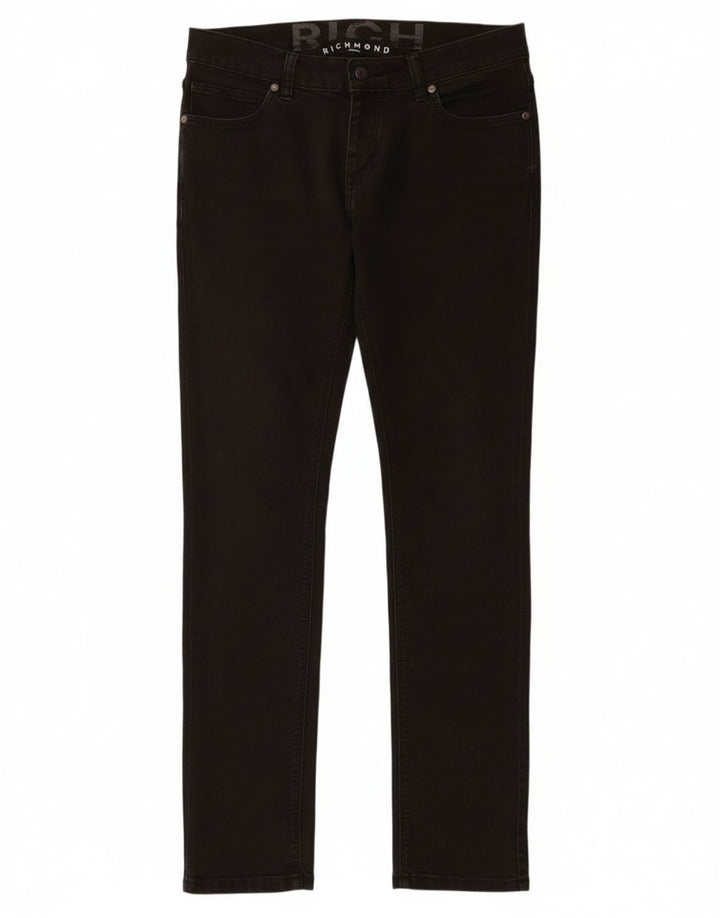 Женские узкие джинсы Richmond W30 L32, черный хлопок