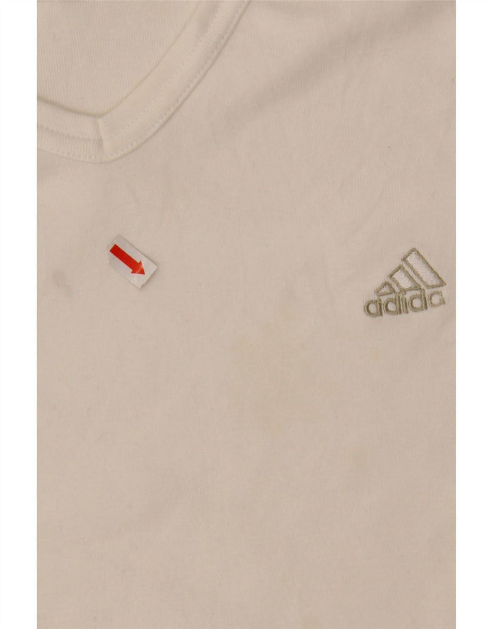 Женская футболка ADIDAS Top UK 14 Medium White Cotton