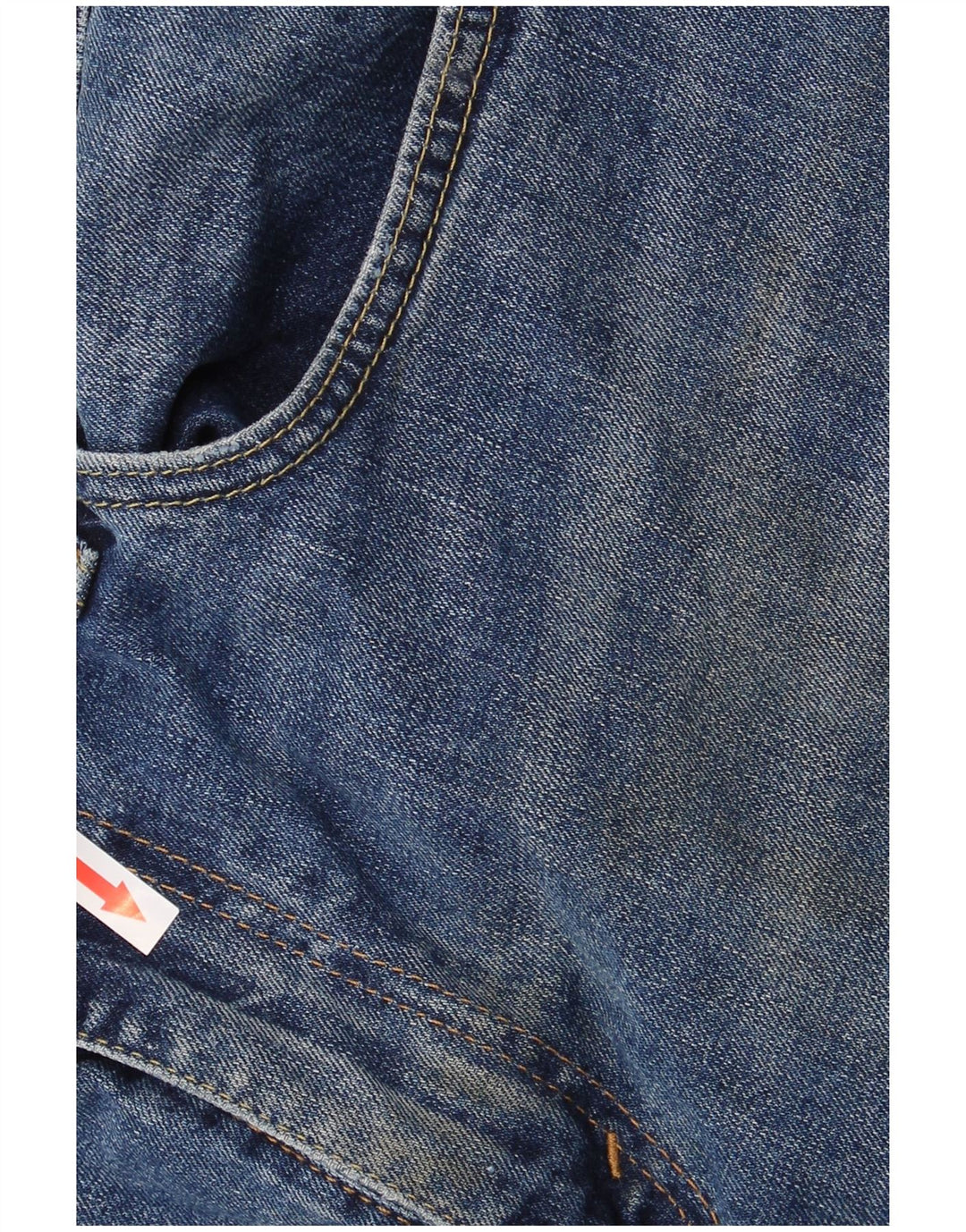 Мужские прямые джинсы LEVI'S 514 W36 L34 синие, хлопок
